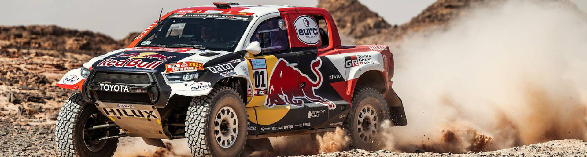 Изображение на странице НАССЕР АЛЬ-АТТИЯ ЗА РУЛЕМ TOYOTA HILUX СТАЛ ПОБЕДИТЕЛЕМ РАЛЛИ-РЕЙДА «ДАКАР-2022» Тойота Центр Владивосток